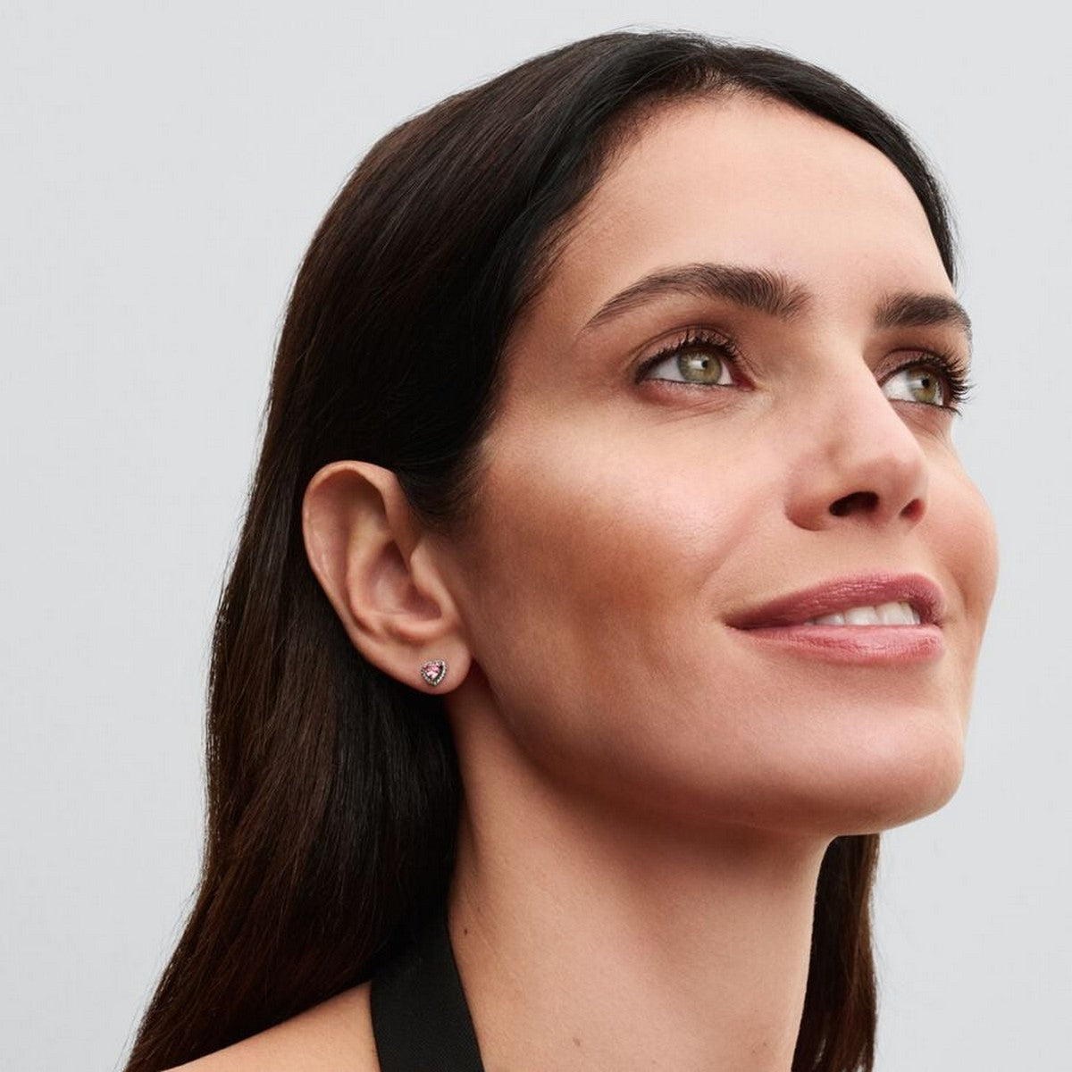 Pandora Verhoogde Roze Hart Oorknoppen met Zirkonia - 298427C02 - PansiteNederland.nl