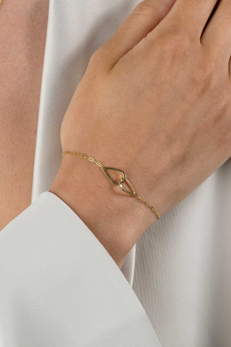 ZINZI Verguld Zilveren Armband met Witte Zirkonia - ZIA2634