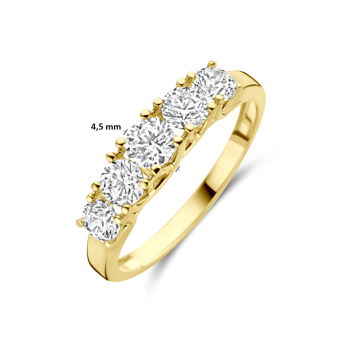 Fantasy Collection Ring zirkonia 14K geelgoud