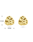 14K geelgouden oorknoppen 11 mm - 4034564 - PansiteNederland.nl