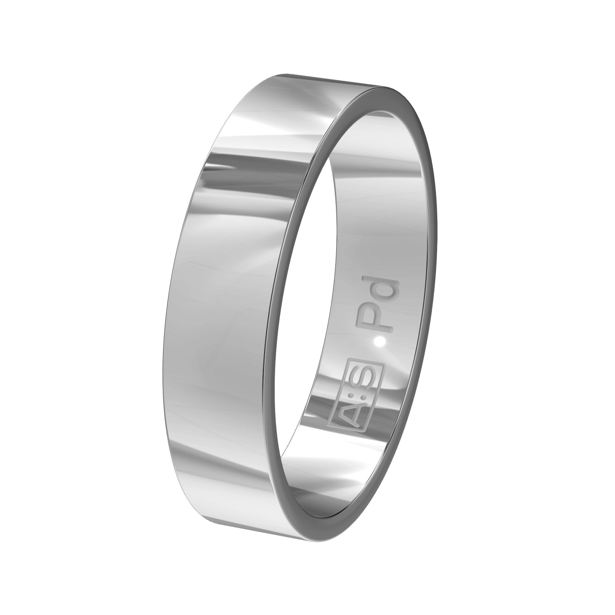 Aller Spanninga Trouwring 100 Palladium 585