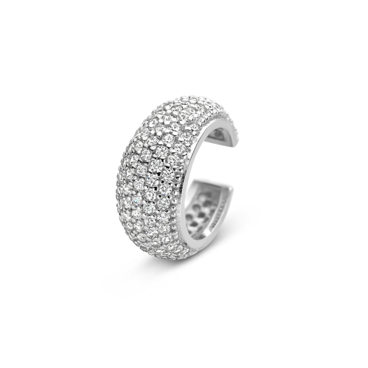 Fantasy Collection Ear cuff zirkonia 13,5 mm zilver oorbellen