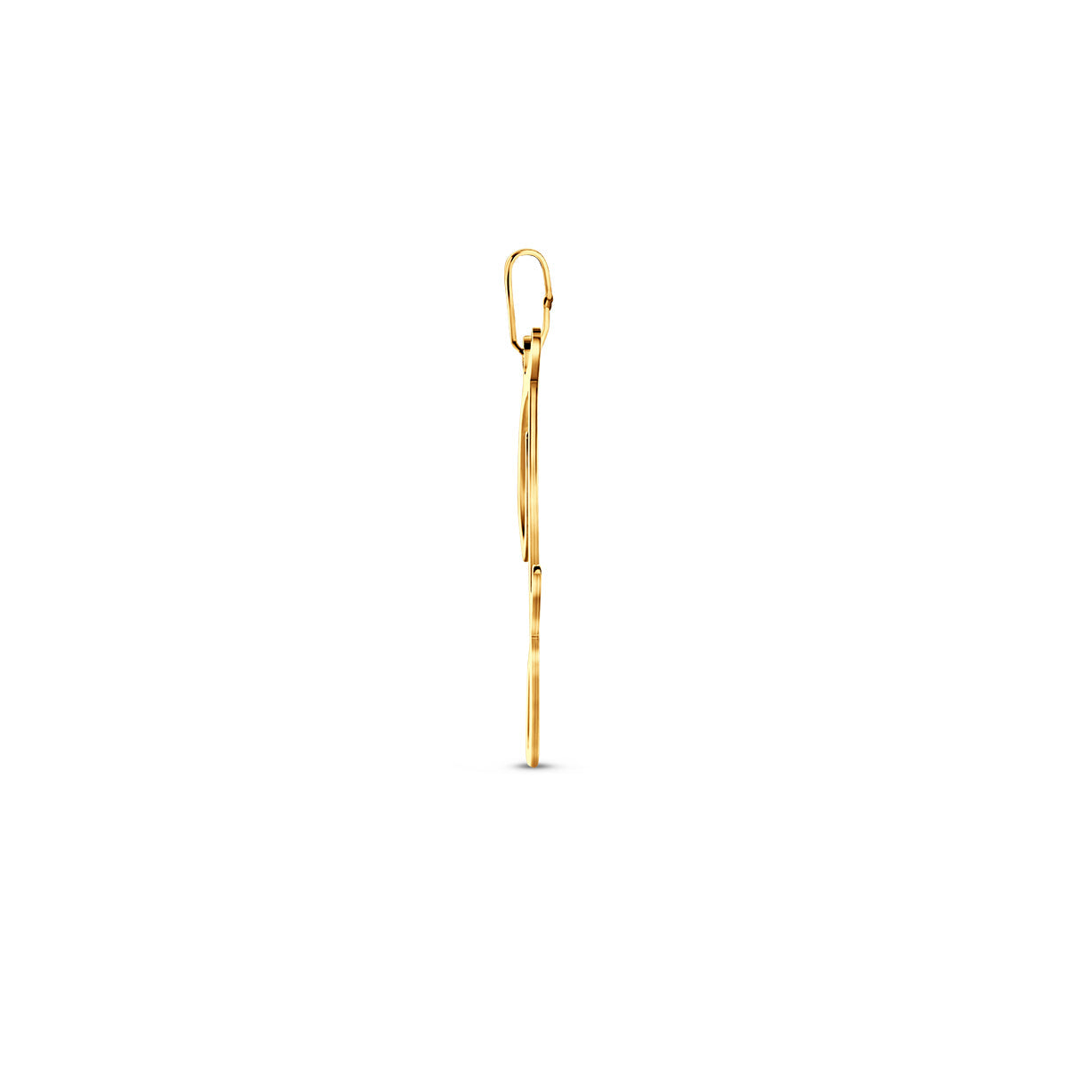 Hanger sierletter J 30,5 mm 14K geelgoud #Letter_J