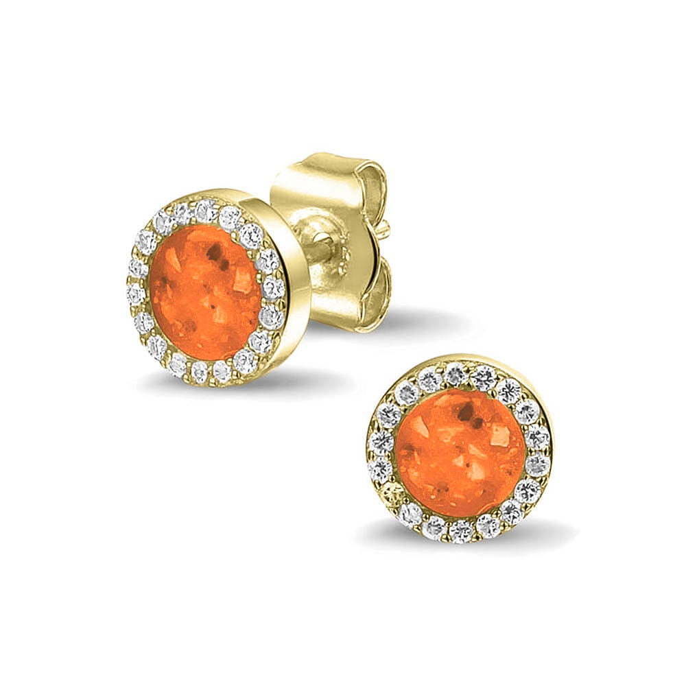 See You Gouden oorknoppen met steen voor as – 302 – afbeelding 8