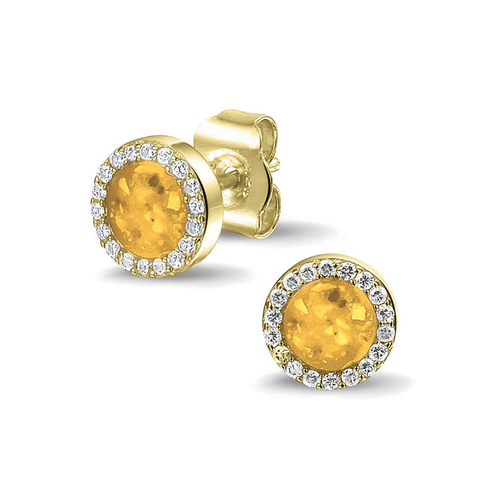 See You Gouden oorknoppen met steen voor as – 302 – afbeelding 9