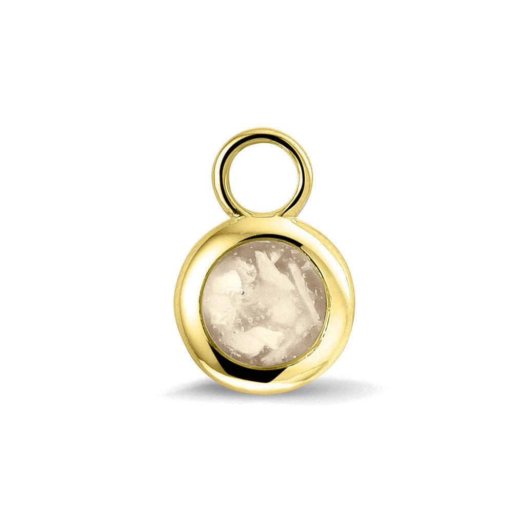 See You Gouden ronde oorhangers effen voor as – 308 – afbeelding 1