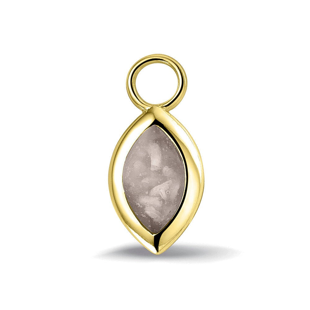 See You Gouden marquise oorhangers effen voor as – 310 – afbeelding 3
