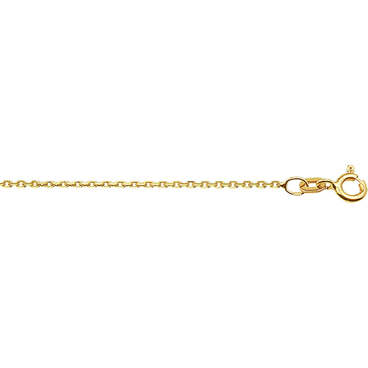Fantasy Collection Collier anker gediamanteerd 1,3 mm doublé