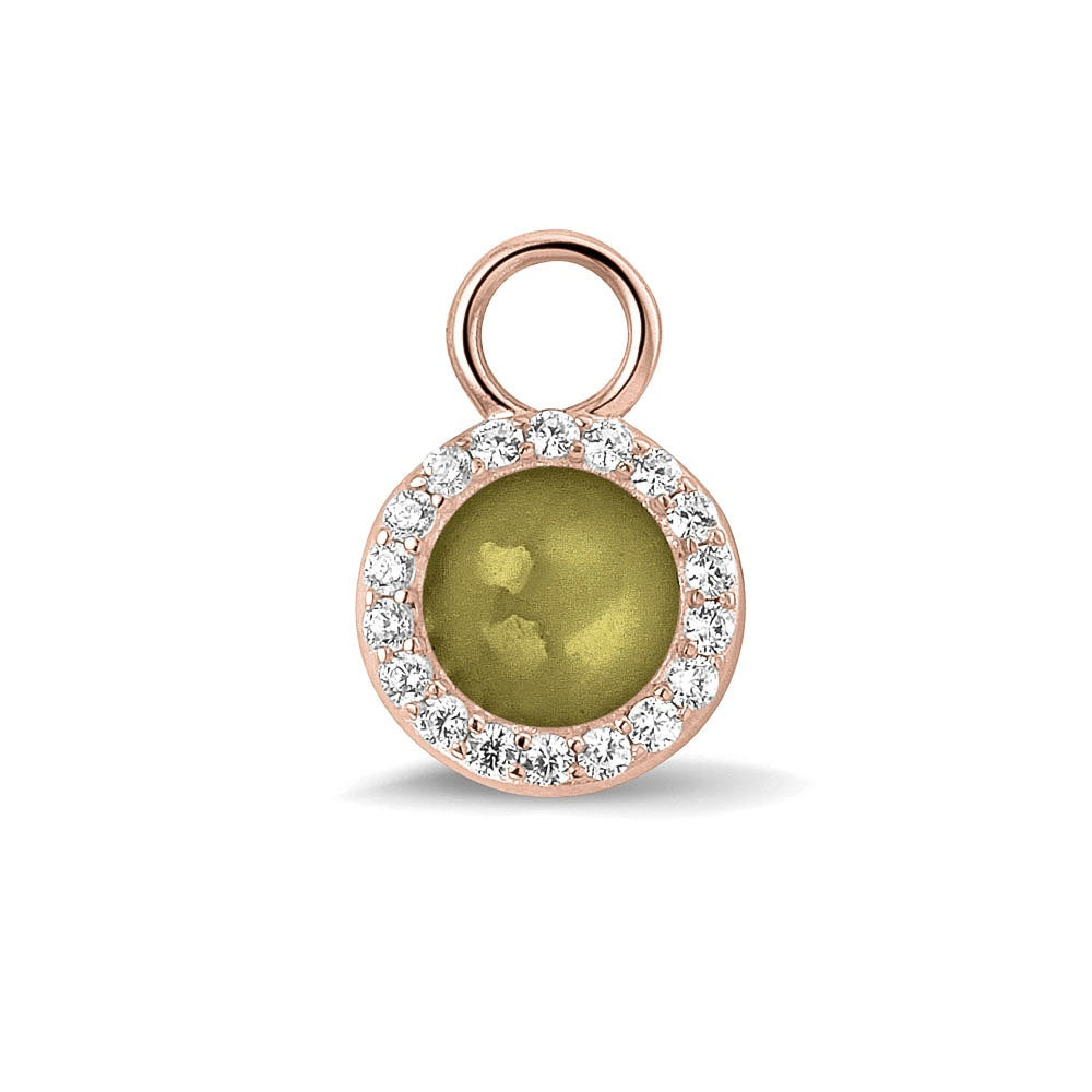 See You Gouden ronde oorhangers met steen voor as – 311 – afbeelding 41