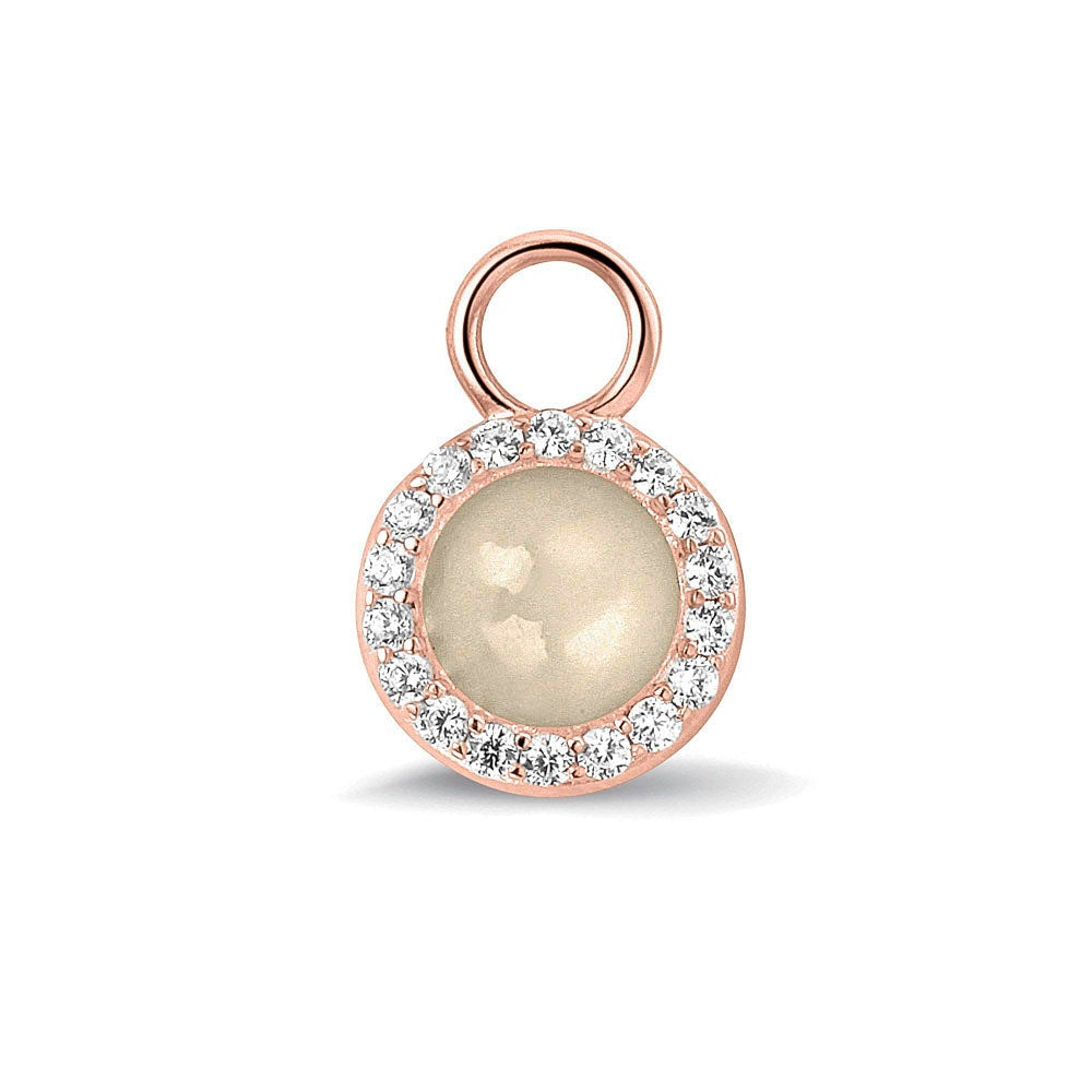 See You Gouden ronde oorhangers met steen voor as – 311 – afbeelding 23