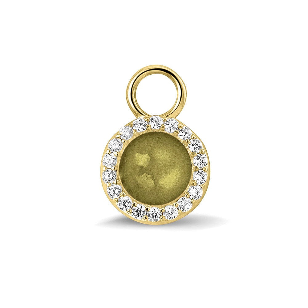 See You Gouden ronde oorhangers met steen voor as – 311 – afbeelding 19