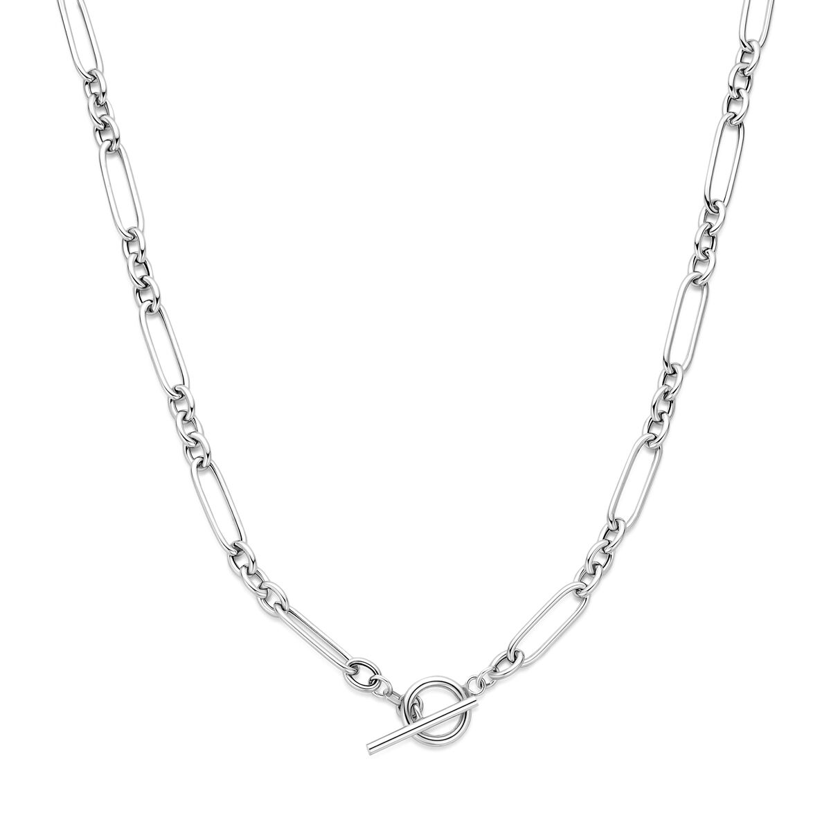 Fantasy Collection Gerhodineerd Zilveren Ketting 1342333