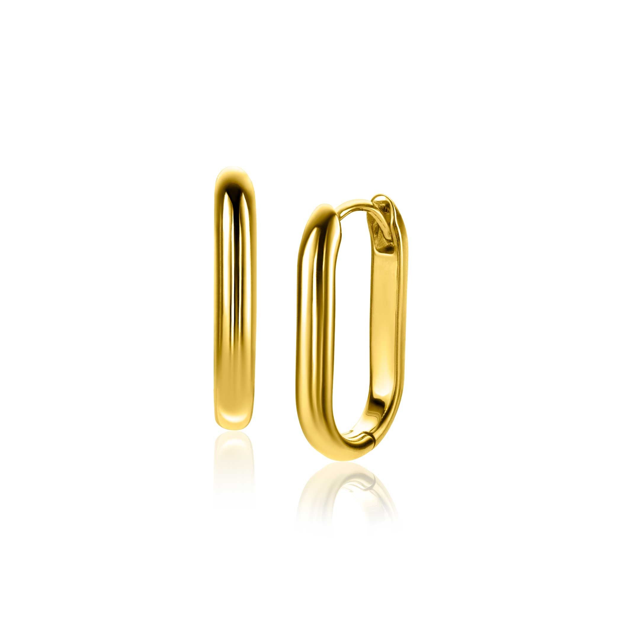 ZINZI Verguld Zilveren Oorbellen 20mm - ZIO2605G