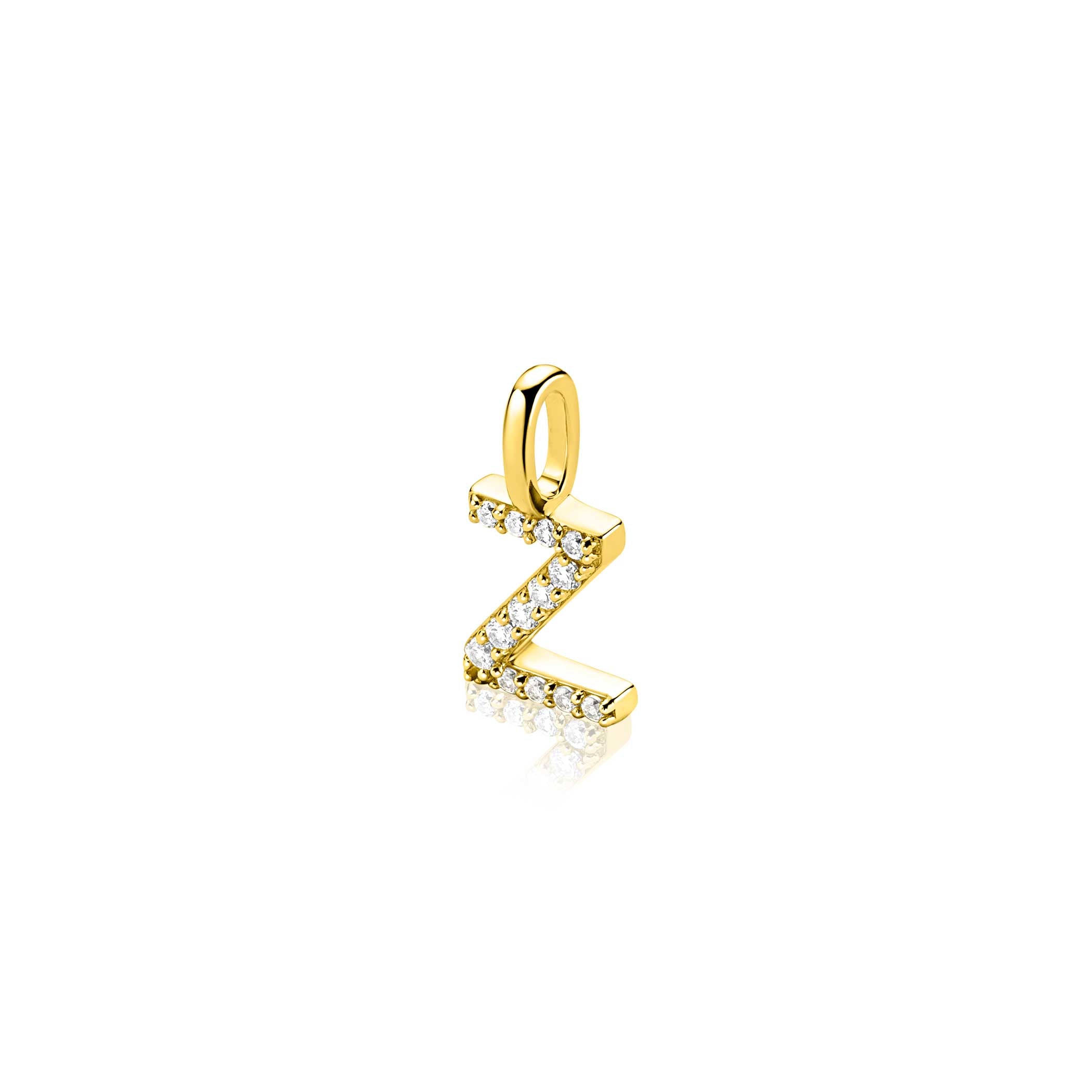 ZINZI Verguld Zilveren Hanger ZIH2828-Z