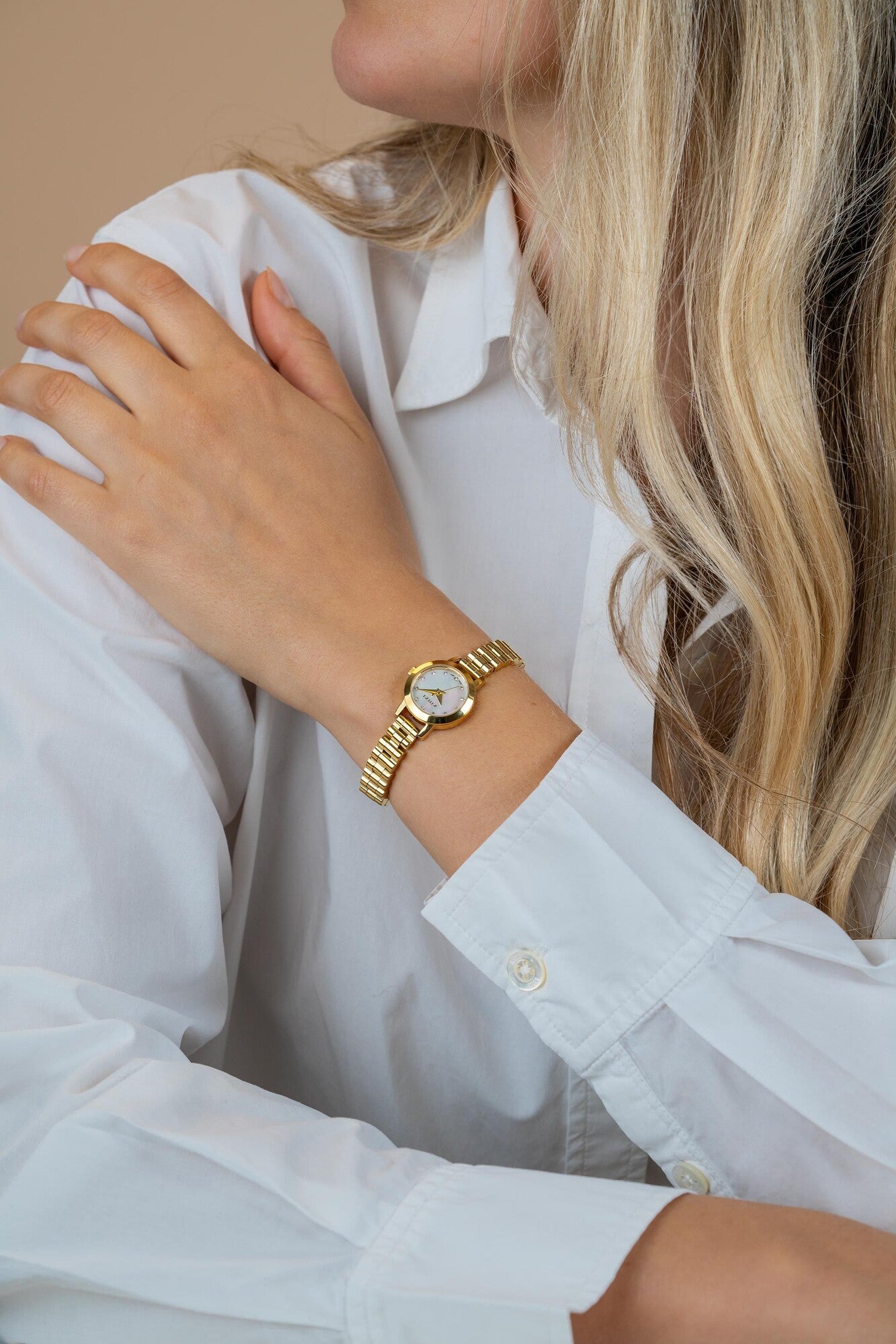 ZINZI Horloge met Witte Zirkonia 20mm - ZIW3134