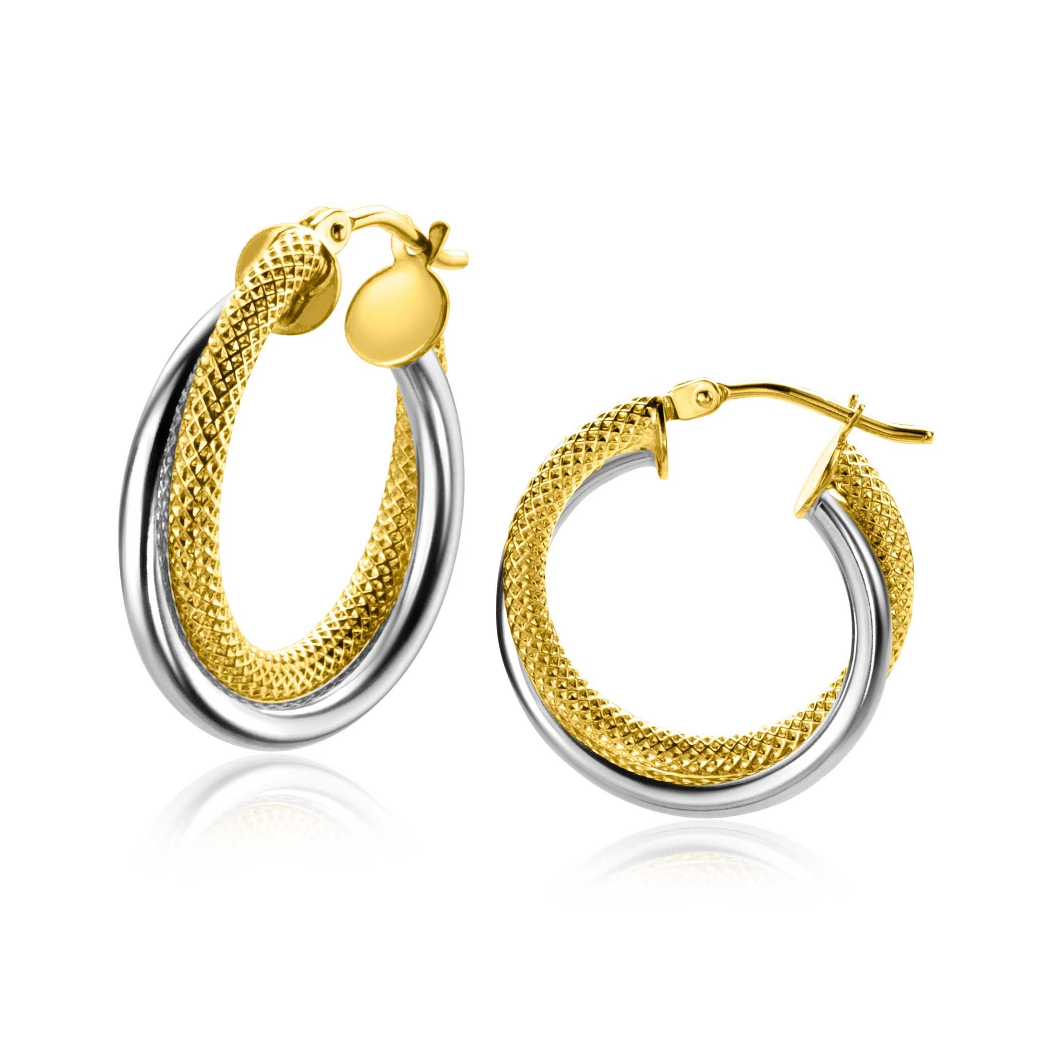 ZINZI 14K Gouden Oorbellen ZGO336