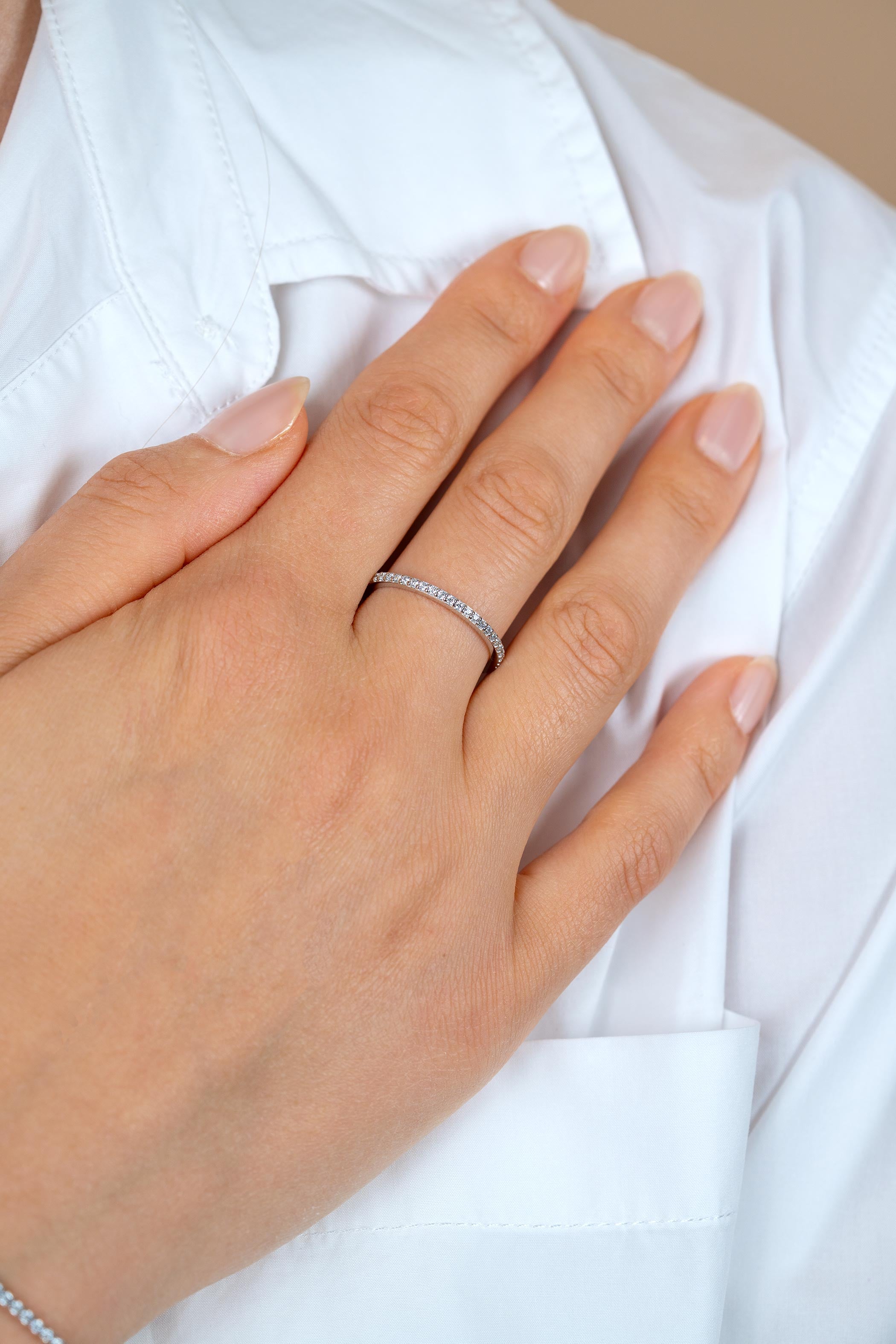 ZINZI Zilveren Ring met Witte Zirkonia ZIR2794