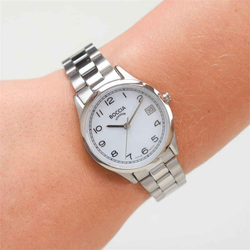 Boccia Titanium 3324-01 horloge Dames