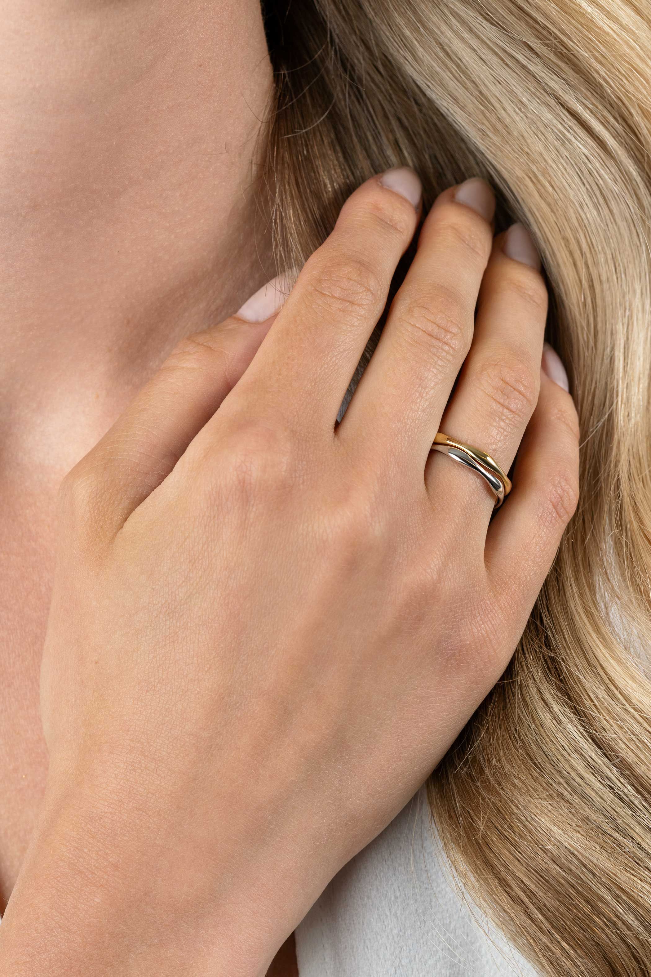 ZINZI Verguld Zilveren Ring - ZIR2610G