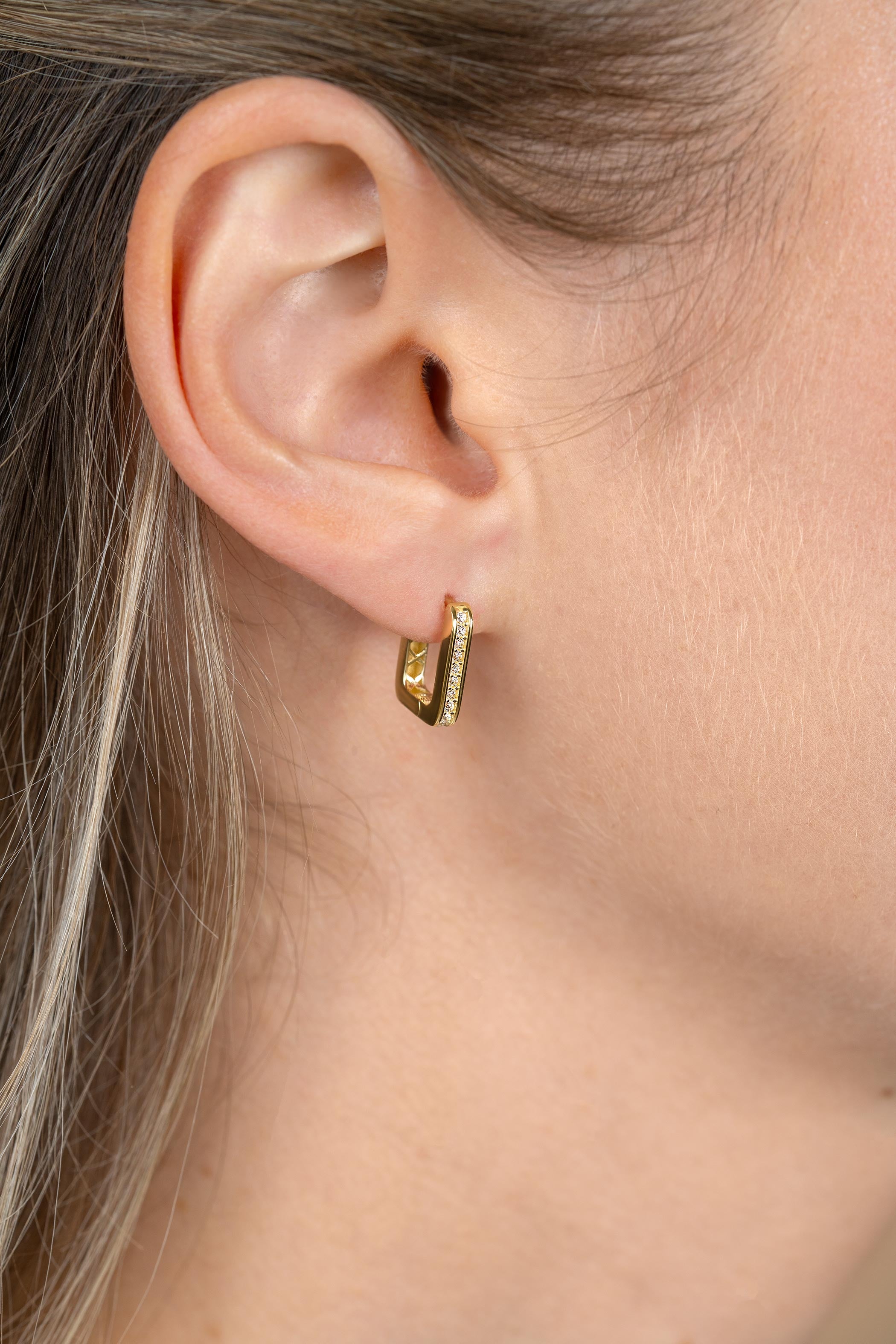ZINZI 14K Gouden Oorbellen ZGO575Z wit