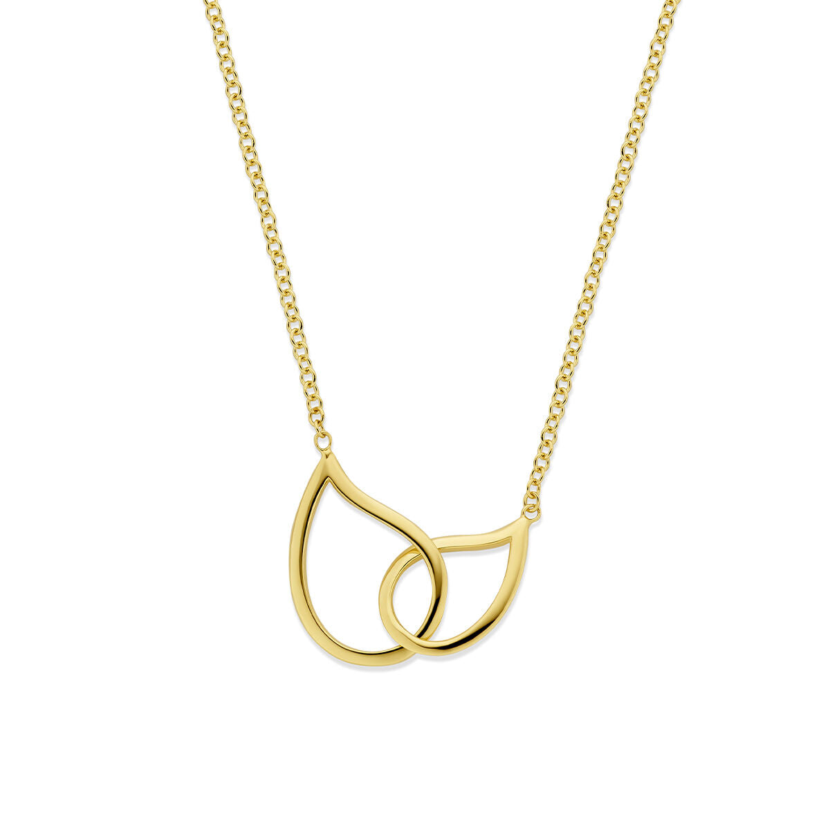 Fantasy Collection Collier druppel 45 cm 14K geelgoud