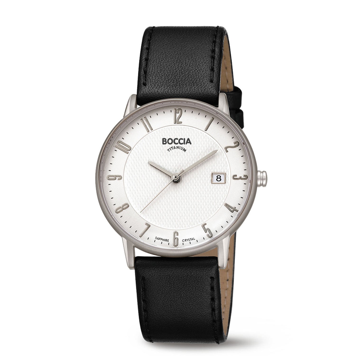 Boccia Titanium Herenhorloge 3607-04 Zilverkleurig