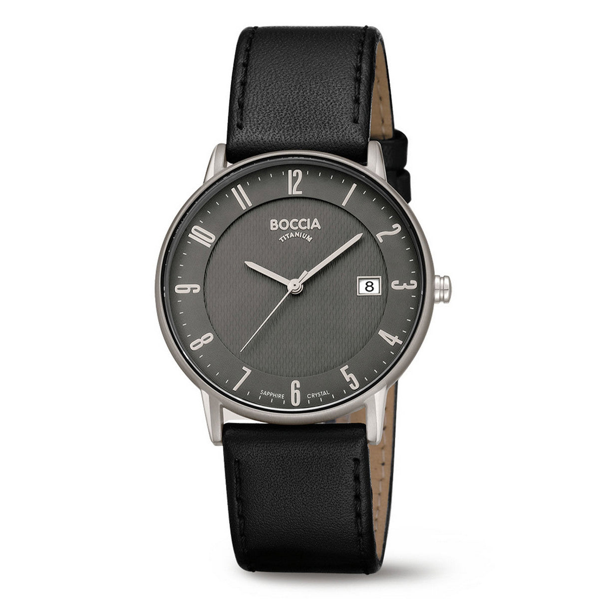Boccia Titanium Herenhorloge 3607-05 Zilverkleurig