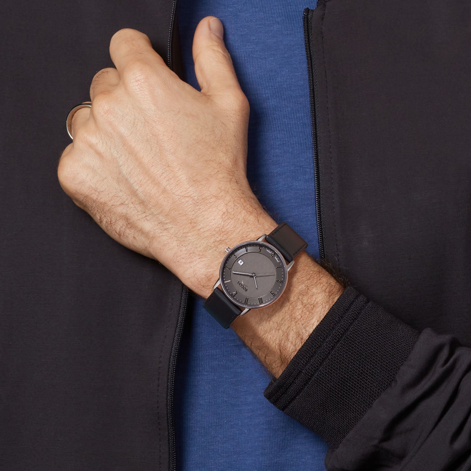 Boccia Titanium Herenhorloge 3607-05 Zilverkleurig