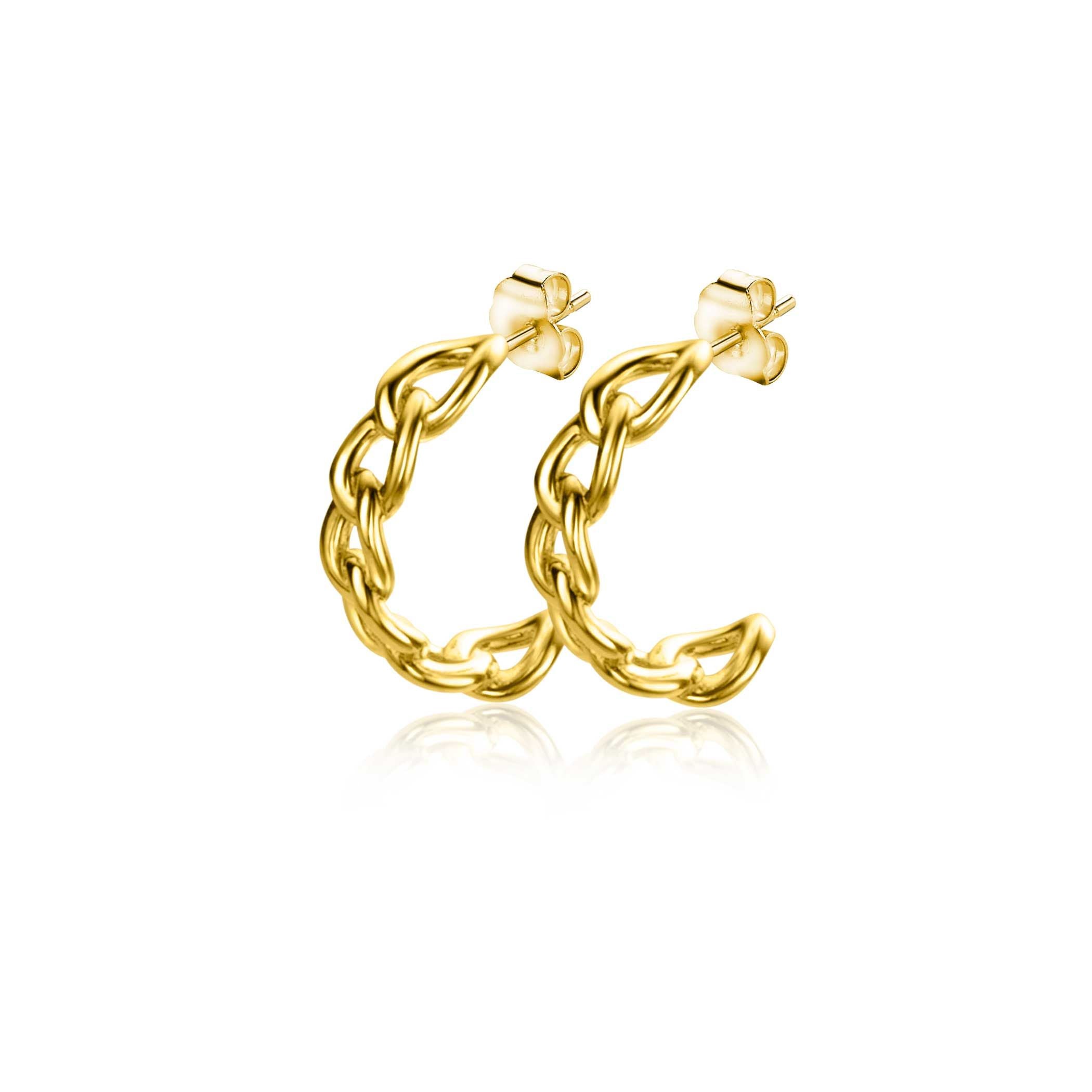 ZINZI 14K Gouden Oorknoppen ZGO375 oorbellen