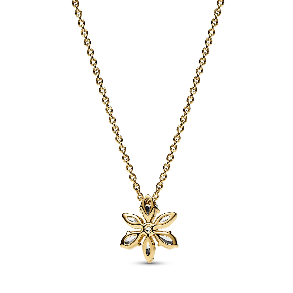 Pandora Sprankelende Herbarium Cluster Ketting met Hanger goudverguld 362387C01