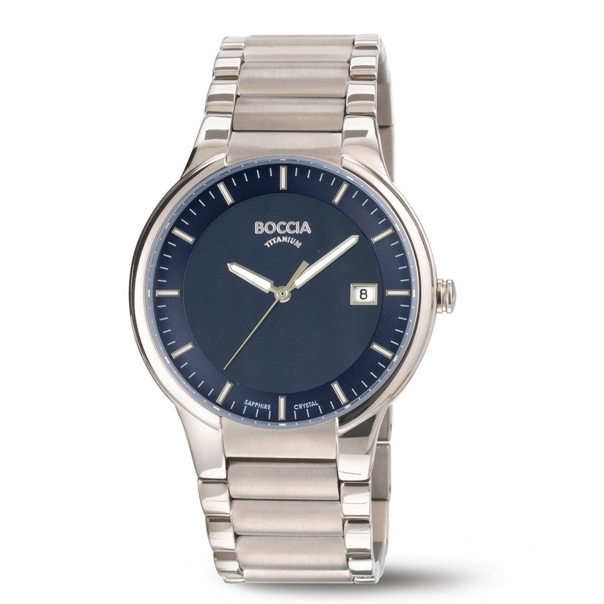 Boccia Titanium Herenhorloge 3629-03 Zilverkleurig