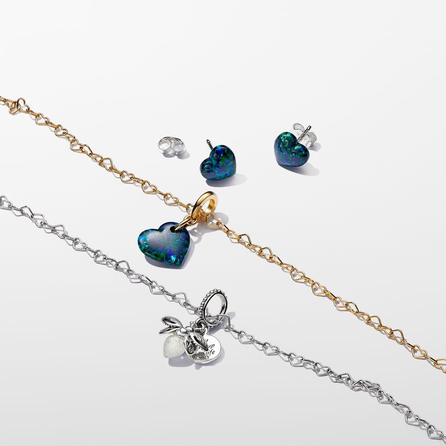 Pandora Hart 14k Goudvergulde ketting | 45 cm - 363334C00 - PansiteNederland.nl