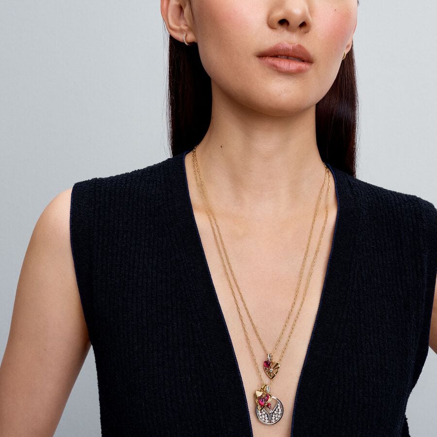 Pandora Verlengde schakelketting goudverguld - 363416C00