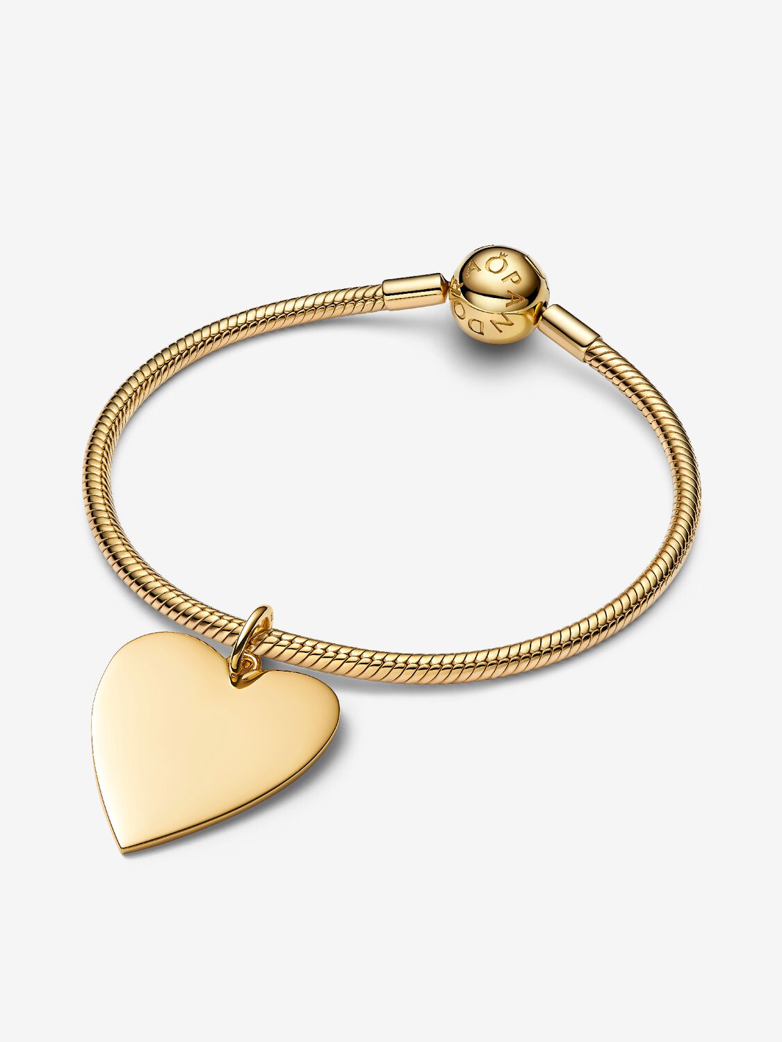 Pandora Hanger oversized graveerbaar hart 364016C00