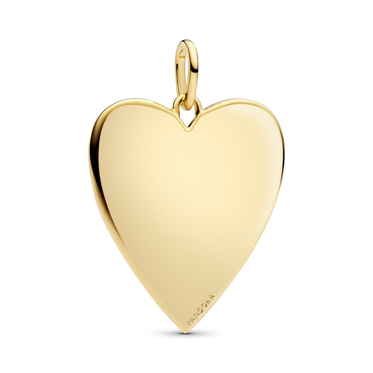 Pandora Hanger oversized graveerbaar hart goudverguld 364016C00
