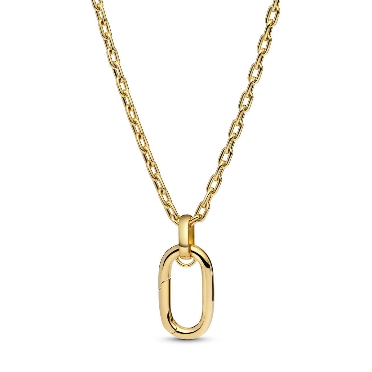Pandora Schakelketting met grote, te openen schakels goudverguld