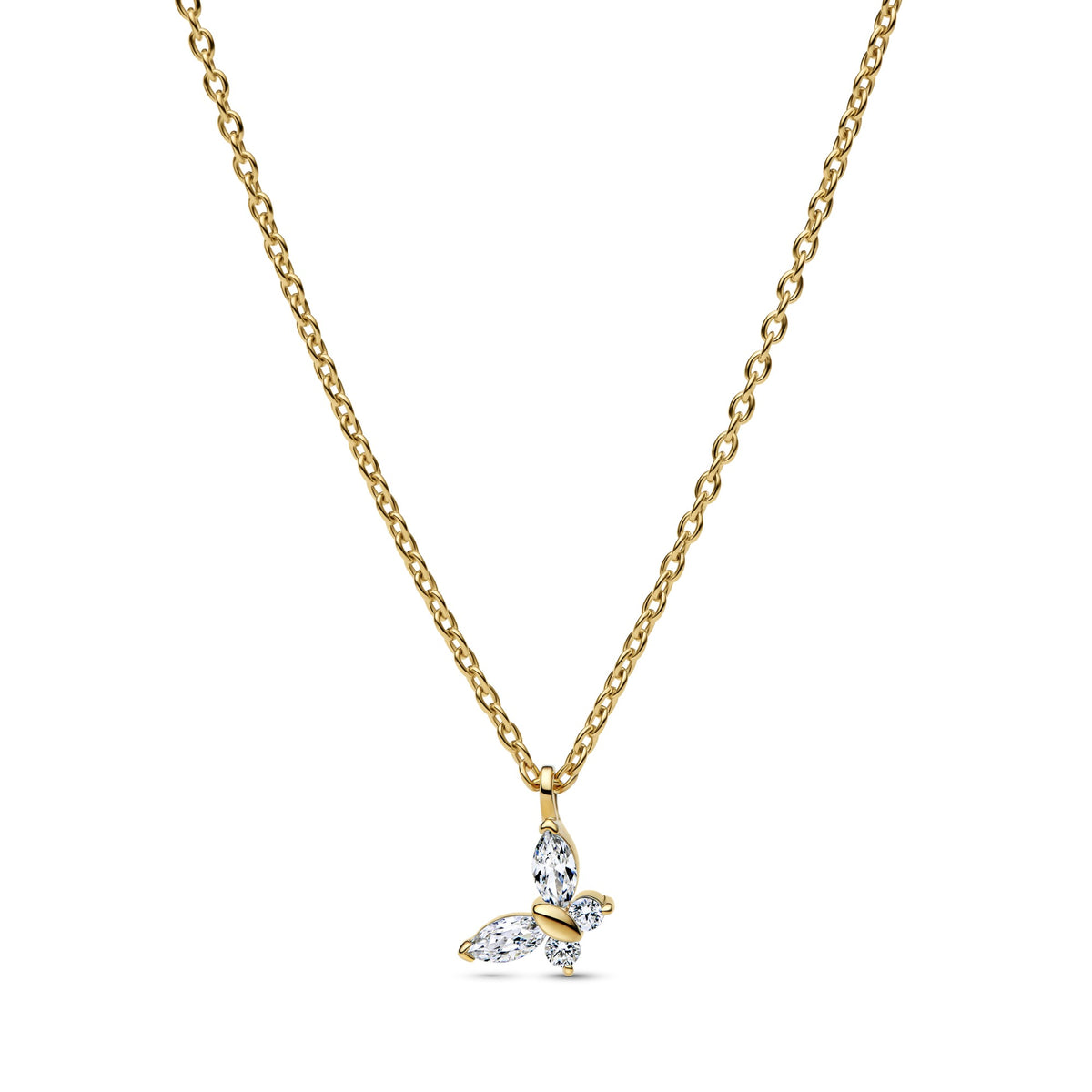 Pandora Ketting met vlinderhanger goudverguld