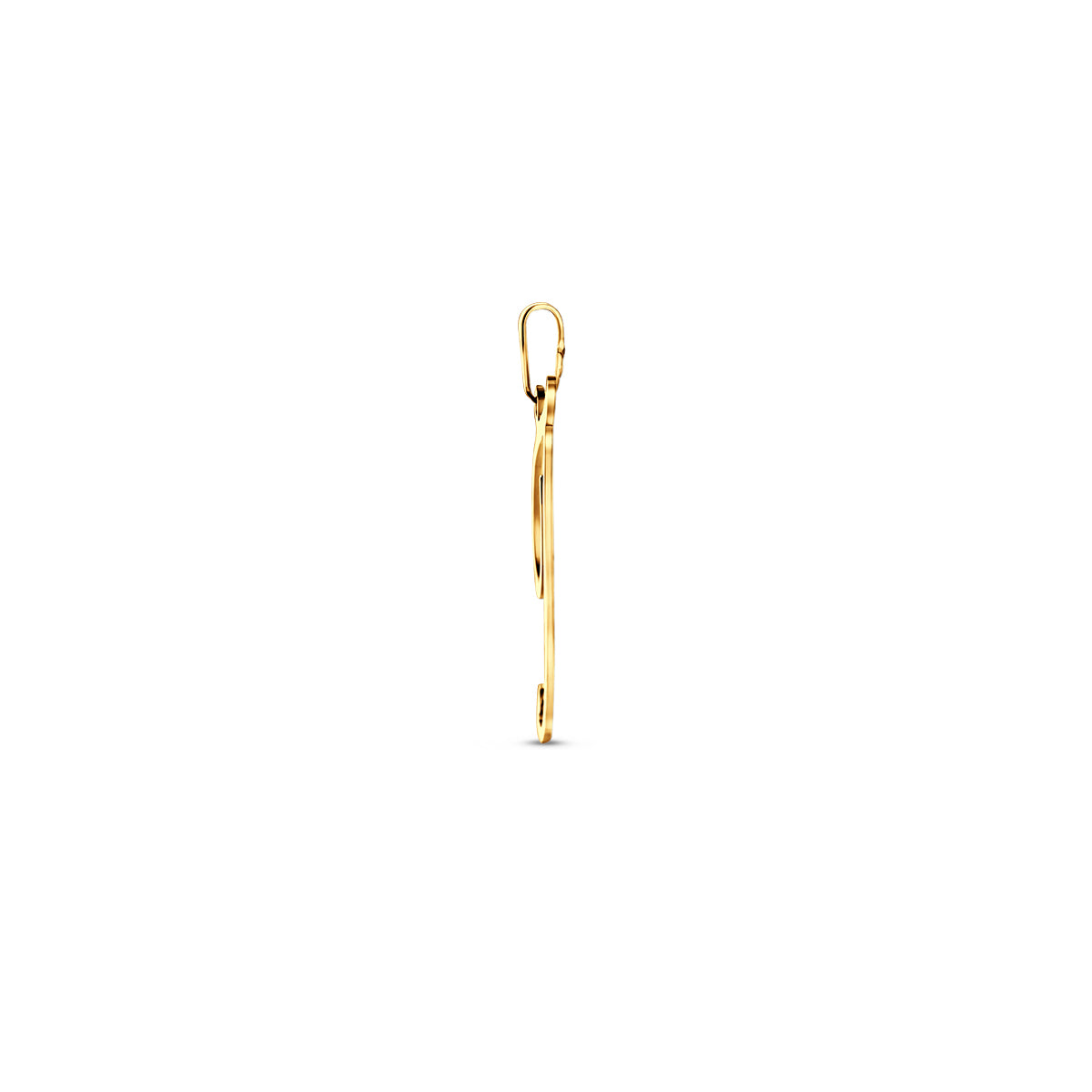 Hanger sierletter I 18 mm 14K geelgoud #Letter_I