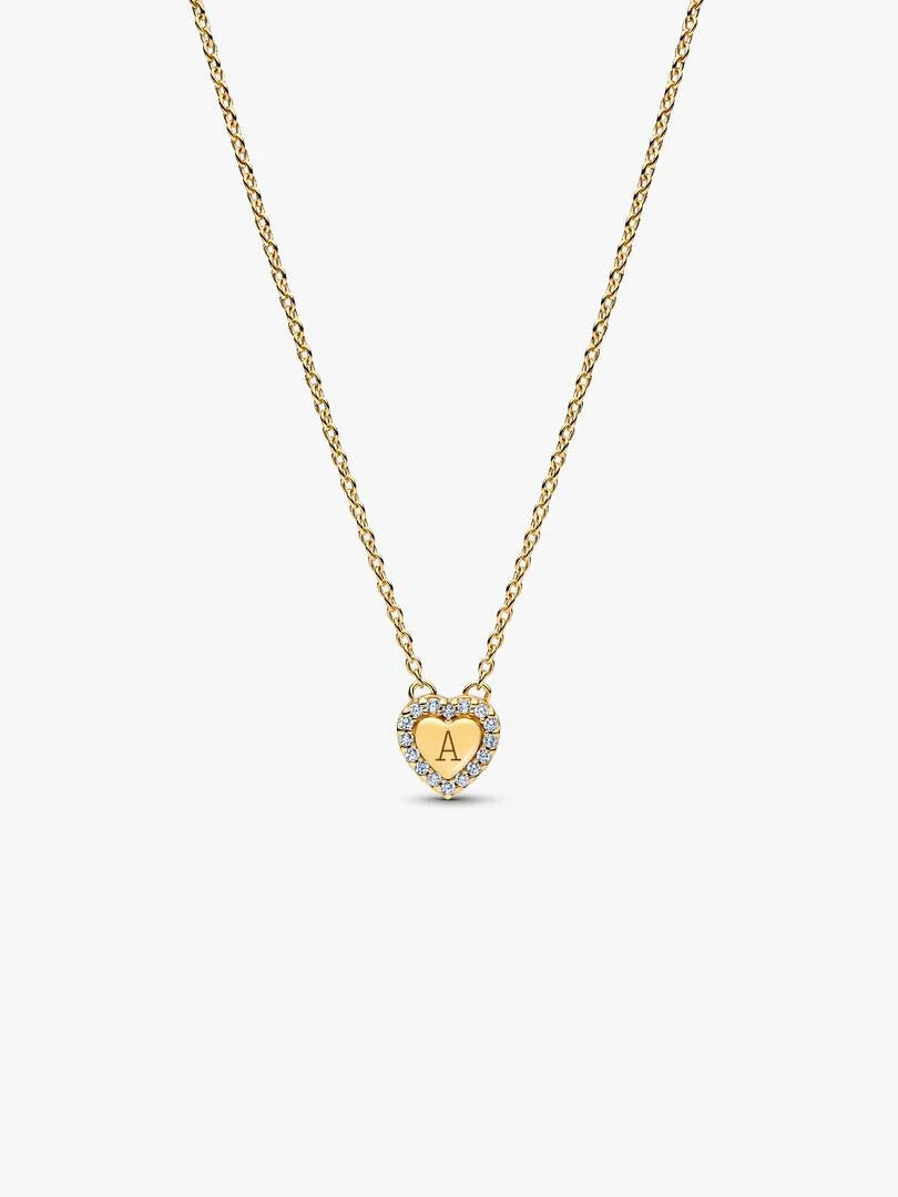 Pandora Sprankelend Hart Ketting 364364C01 - PansiteNederland.nl