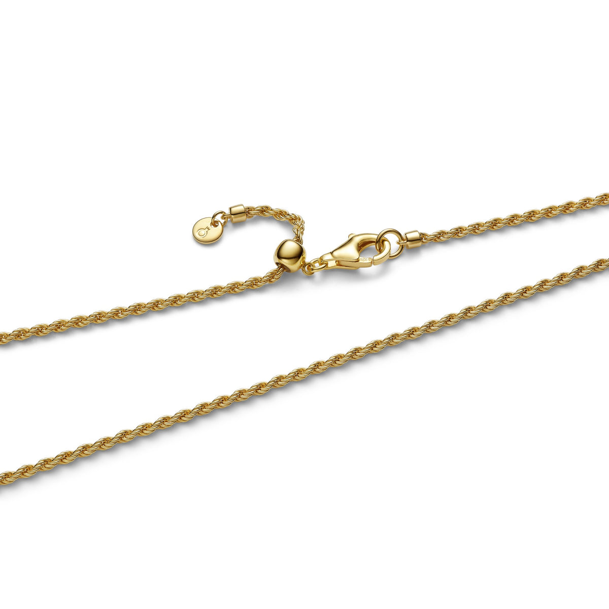 Pandora Rope Schakel Halsketting goudverguld 364687C00