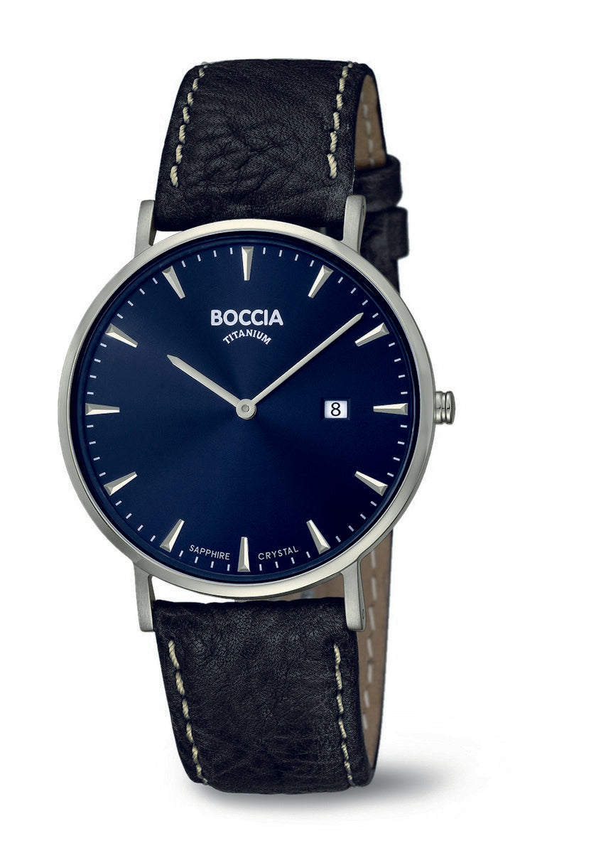 Boccia Titanium Herenhorloge 3648-02 Zilverkleurig