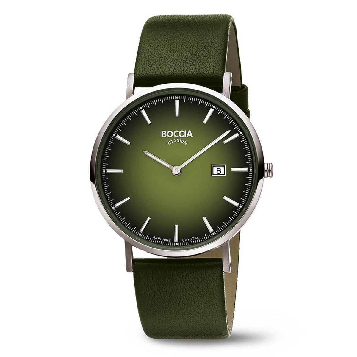 Boccia Titanium Herenhorloge 3648-03 Zilverkleurig