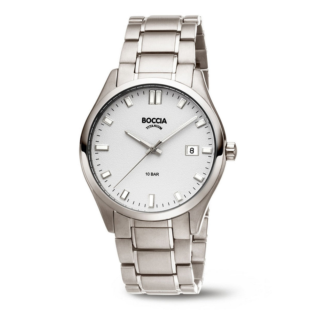 Boccia Titanium Herenhorloge 3669-03 Zilverkleurig