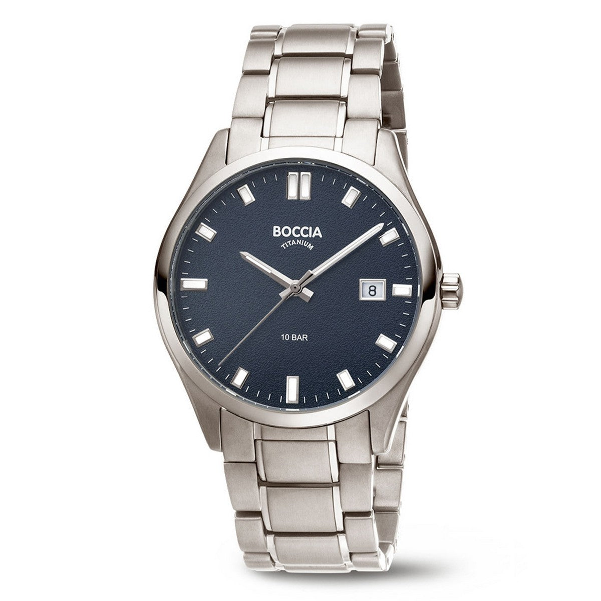 Boccia Titanium Herenhorloge 3669-04 Zilverkleurig