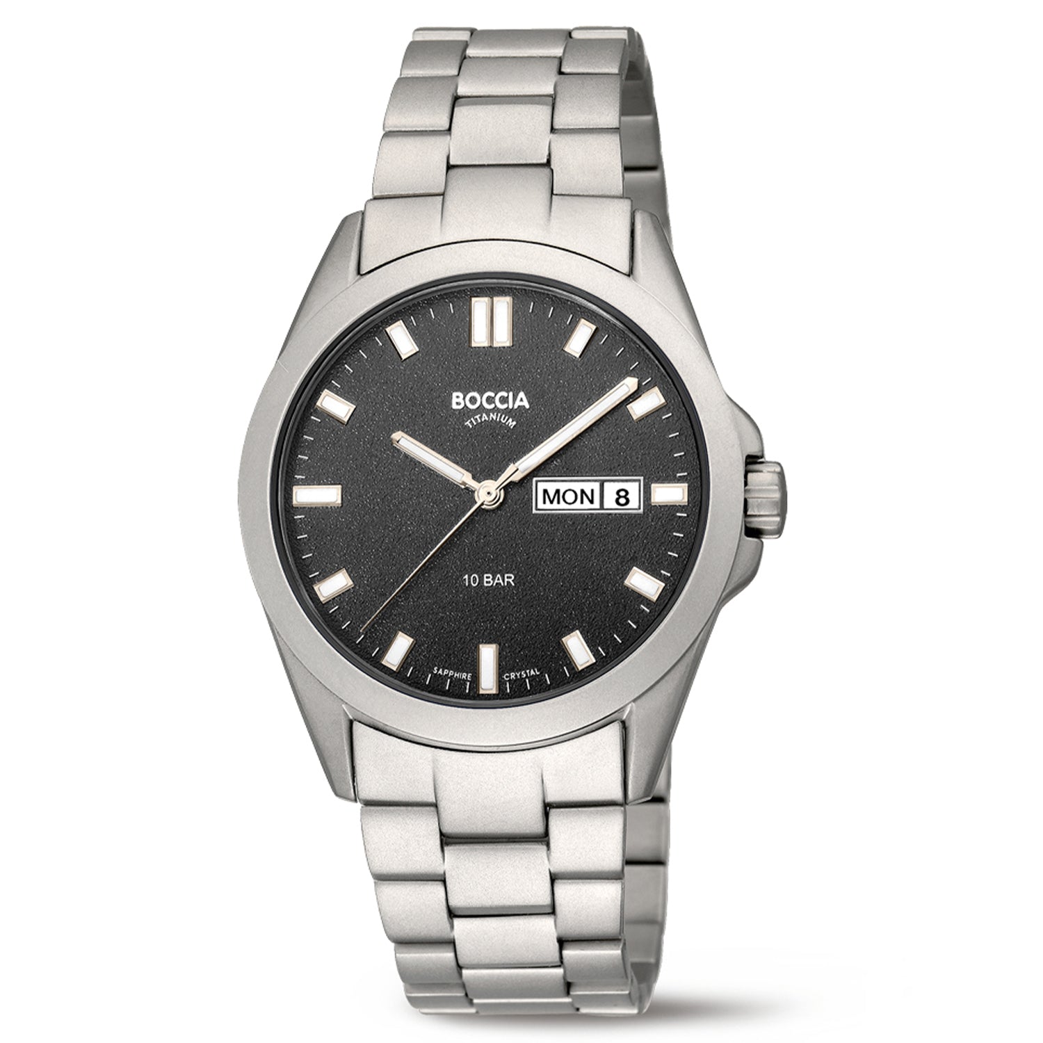 Boccia Titanium 3683-02 Heren Horloge 39mm