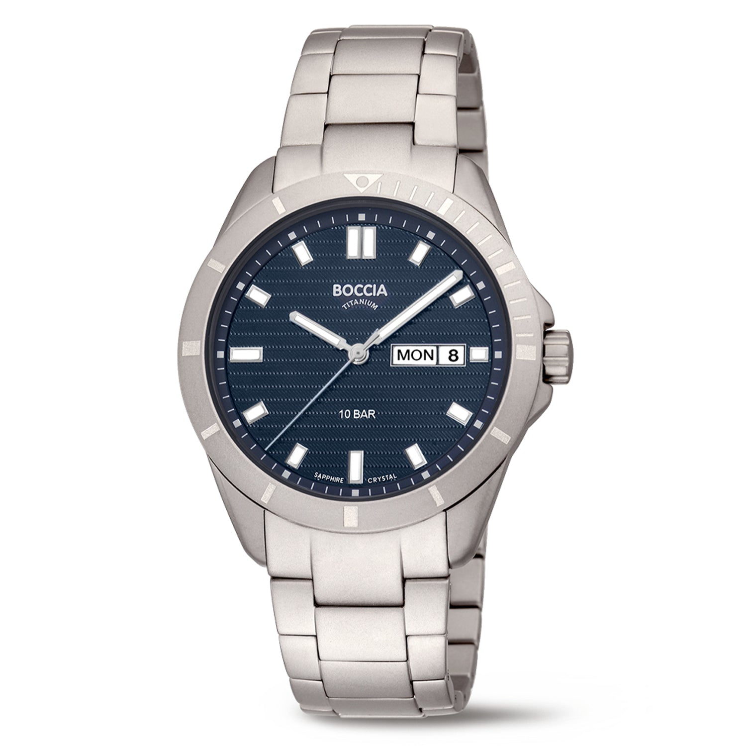 Boccia Titanium 3685-02 Heren Horloge 40mm