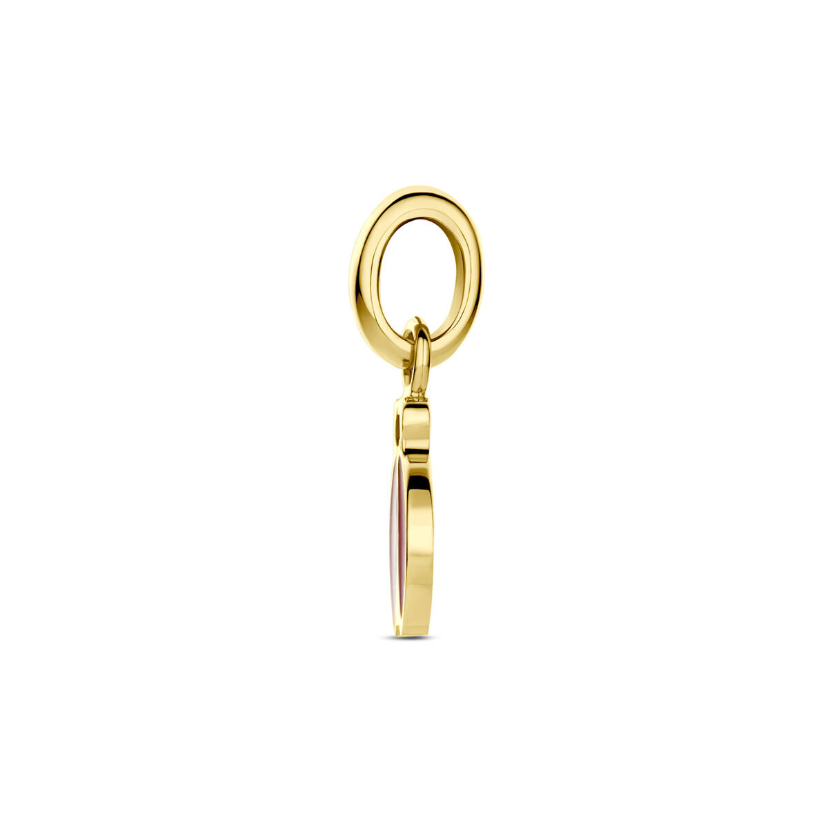 Hanger lieveheersbeestje 14K geelgoud 7 mm