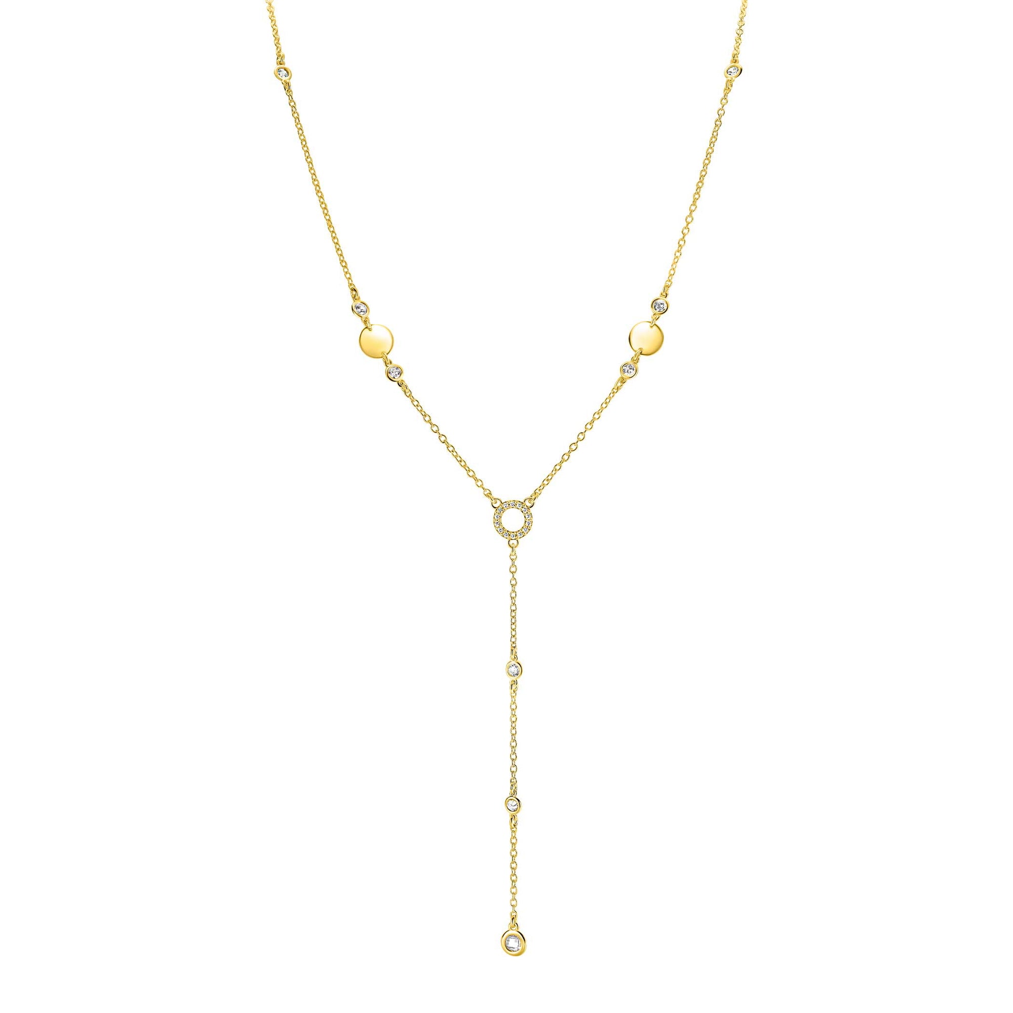 ZINZI Verguld Zilveren Ketting ZIC2909 - ZIC2909