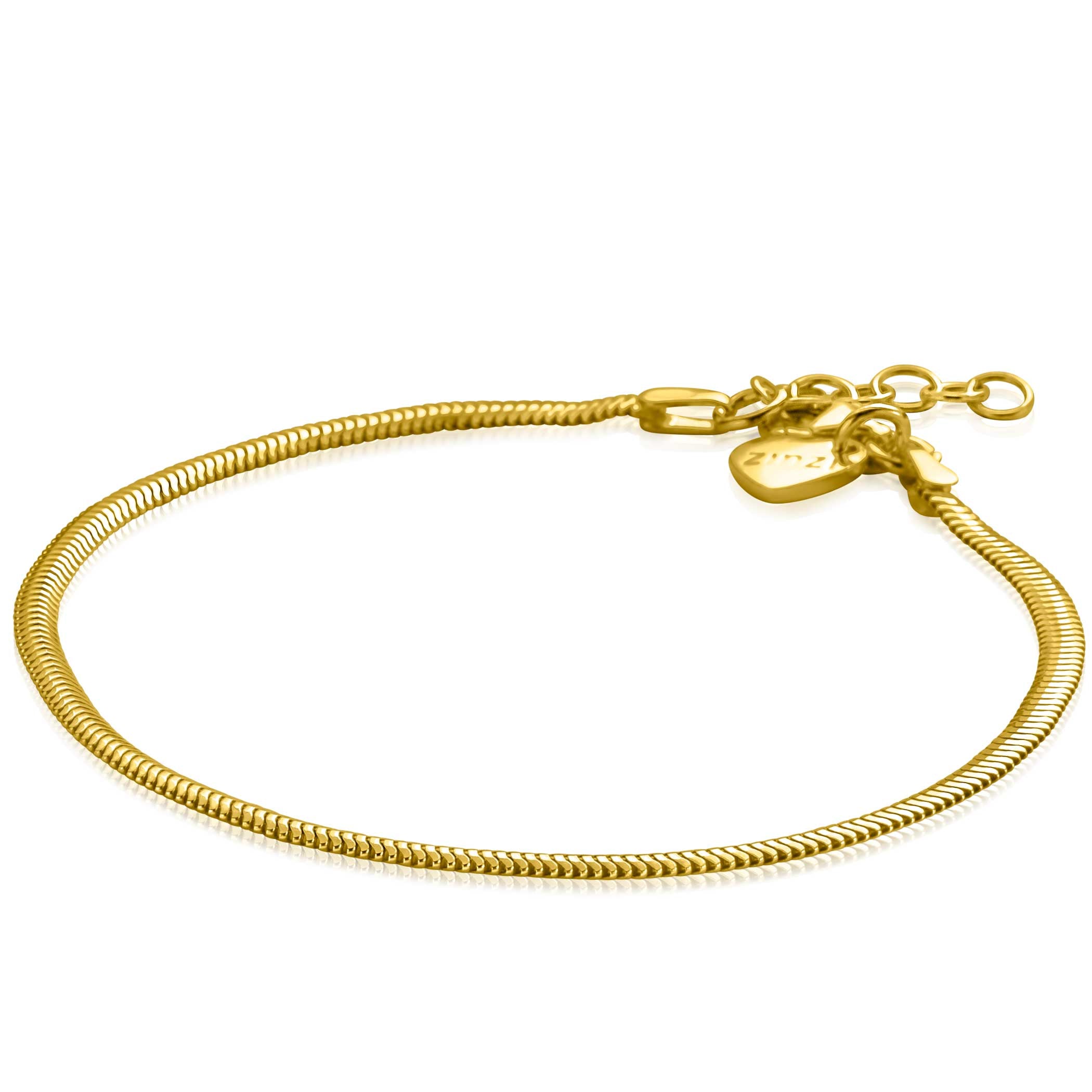 ZINZI Verguld Zilveren Armband 18-20 cm - ZIA2401G