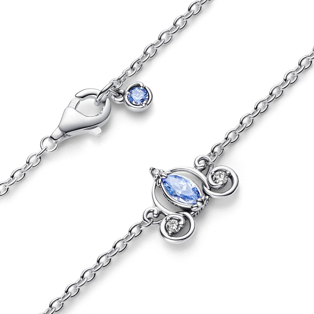 Pandora Disney Assepoesters koets halsketting zilver 393057C01